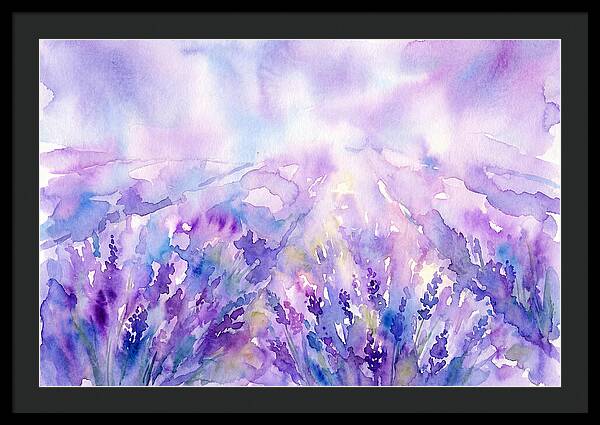 Serenity Among Lavender Blooms