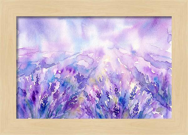 Serenity Among Lavender Blooms