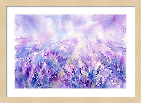 Serenity Among Lavender Blooms