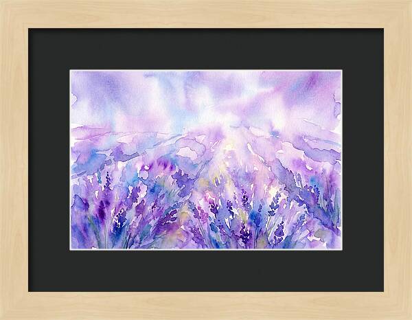 Serenity Among Lavender Blooms