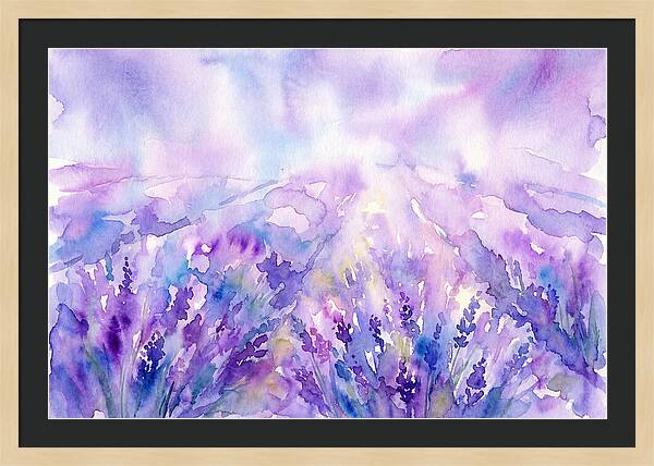 Serenity Among Lavender Blooms