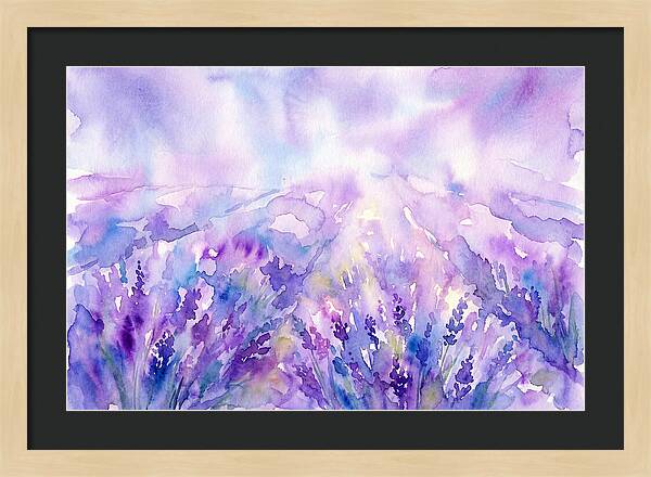 Serenity Among Lavender Blooms