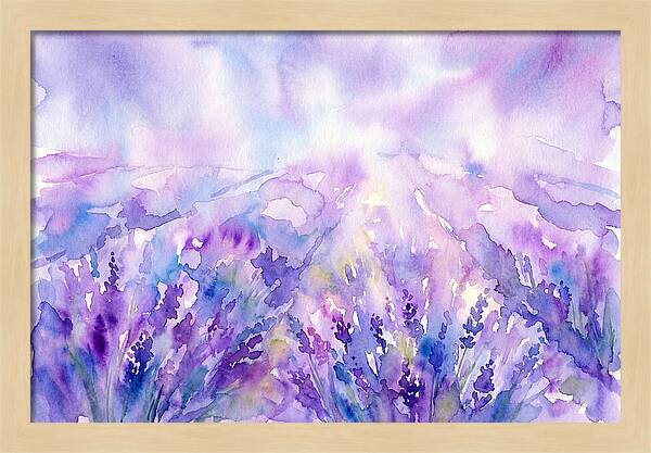 Serenity Among Lavender Blooms