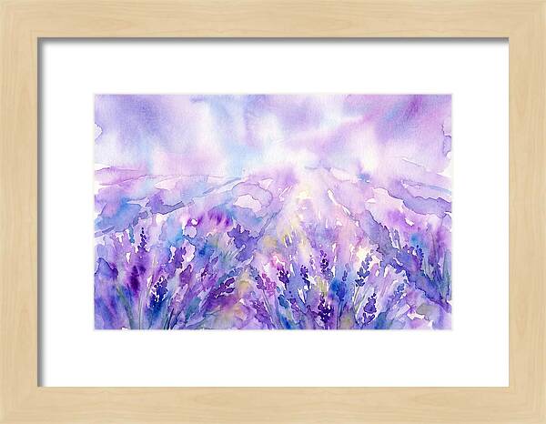 Serenity Among Lavender Blooms