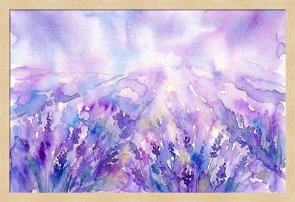 Serenity Among Lavender Blooms