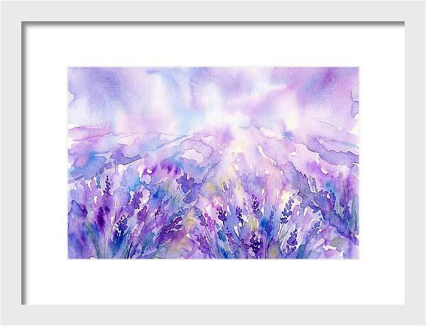 Serenity Among Lavender Blooms