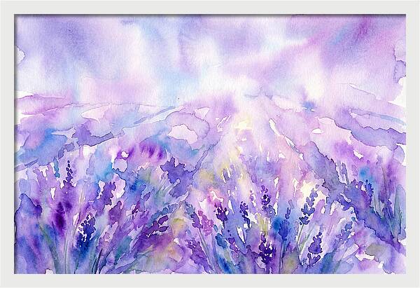 Serenity Among Lavender Blooms
