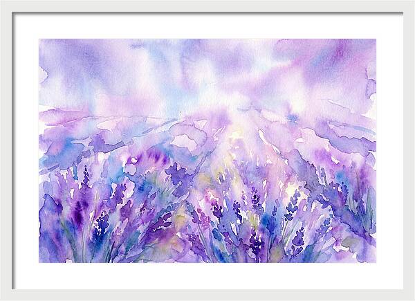 Serenity Among Lavender Blooms