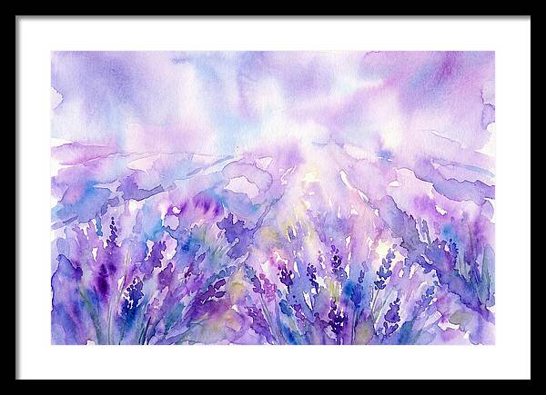 Serenity Among Lavender Blooms