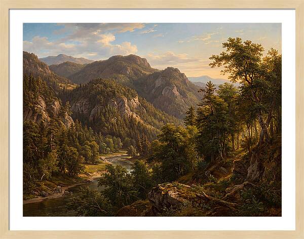 Serenity Among Majestic Peaks