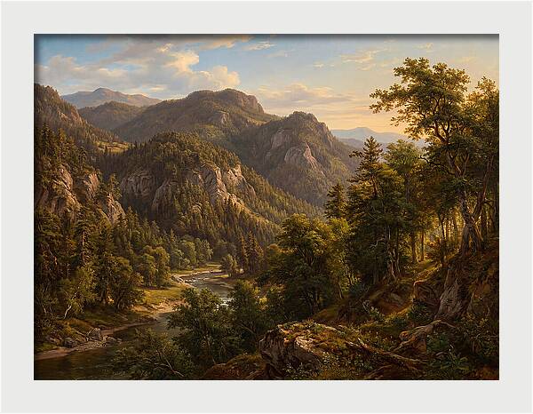 Serenity Among Majestic Peaks