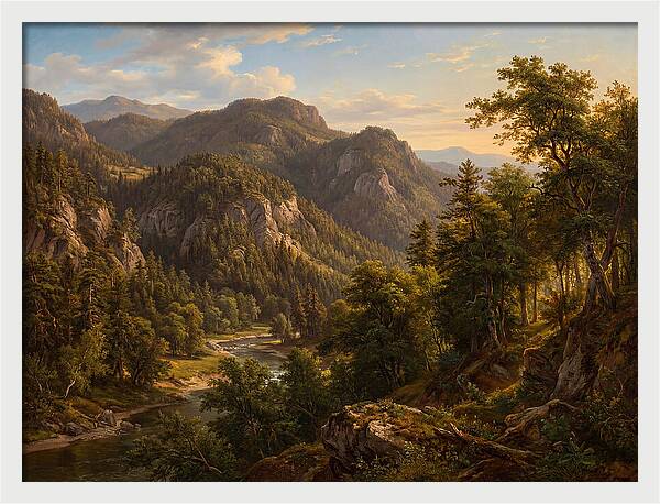 Serenity Among Majestic Peaks