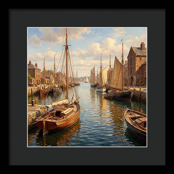 Serenity Among Sailboats