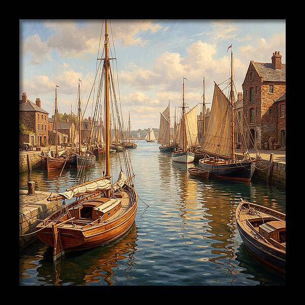 Serenity Among Sailboats