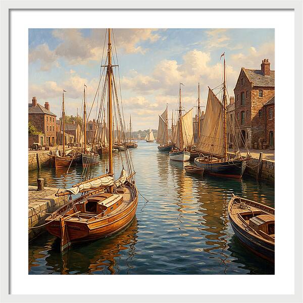 Serenity Among Sailboats