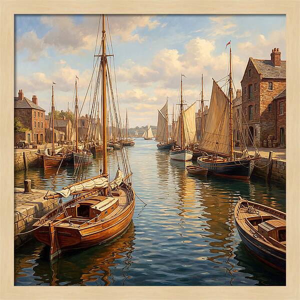Serenity Among Sailboats