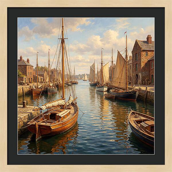 Serenity Among Sailboats