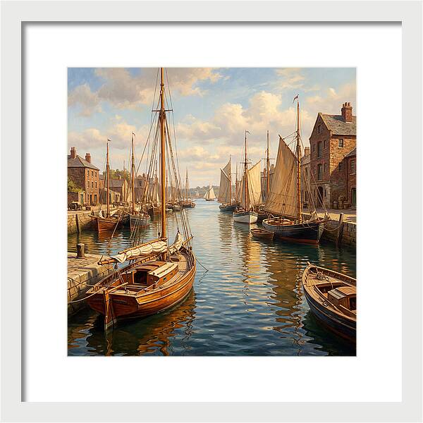 Serenity Among Sailboats