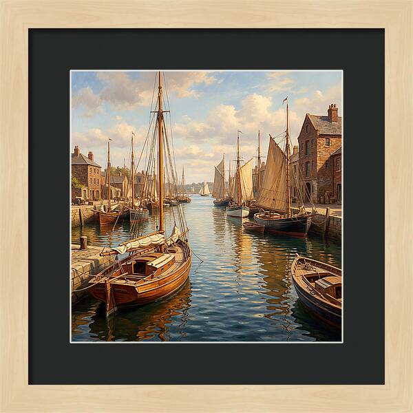 Serenity Among Sailboats