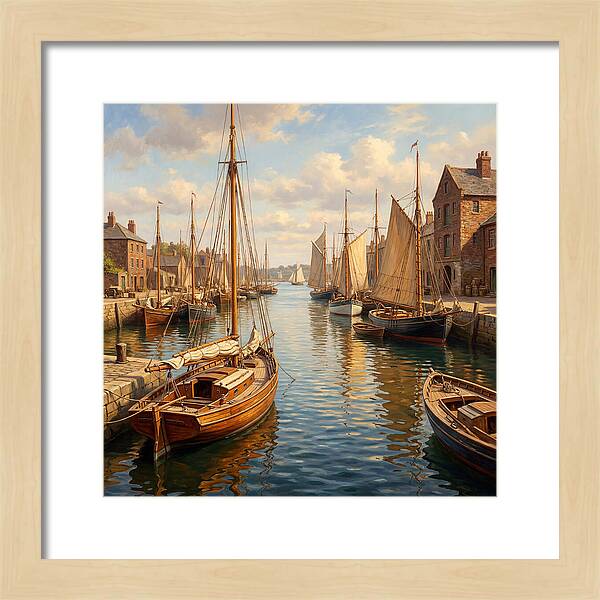 Serenity Among Sailboats