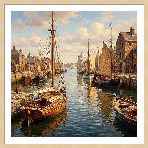 Serenity Among Sailboats