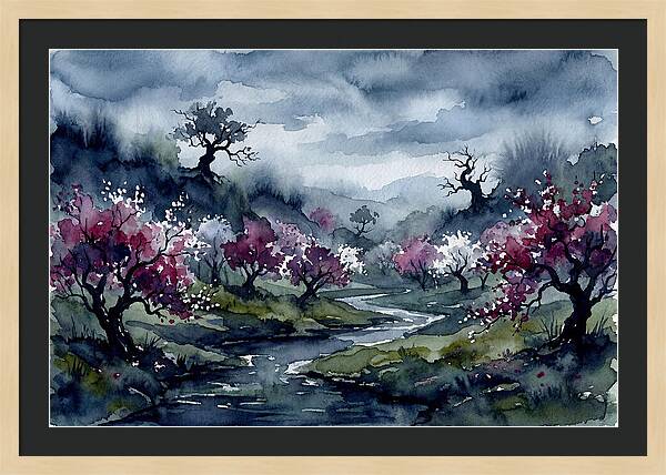 Serenity Among The Blossoms