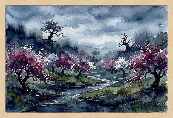 Serenity Among The Blossoms