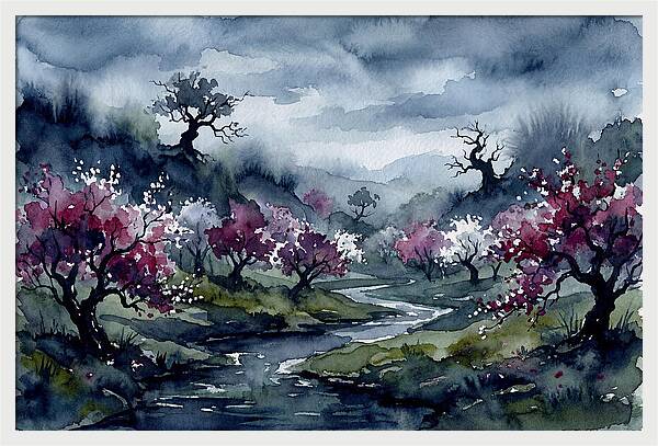 Serenity Among The Blossoms
