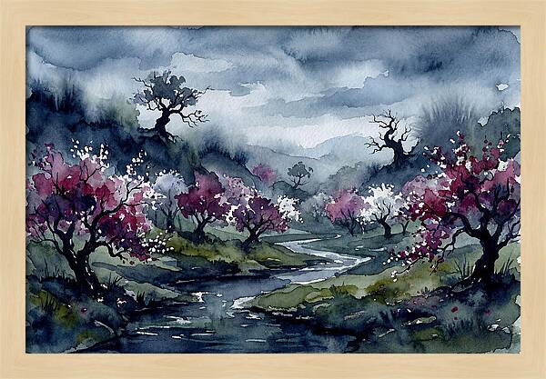 Serenity Among The Blossoms
