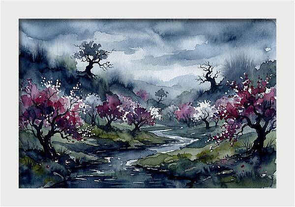 Serenity Among The Blossoms