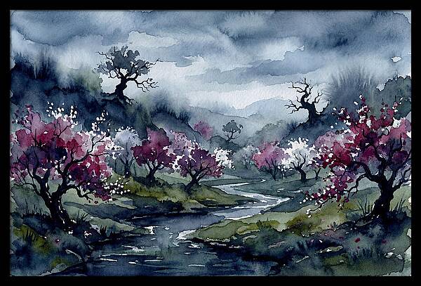 Serenity Among The Blossoms