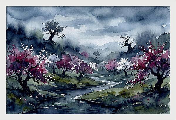 Serenity Among The Blossoms