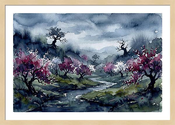 Serenity Among The Blossoms