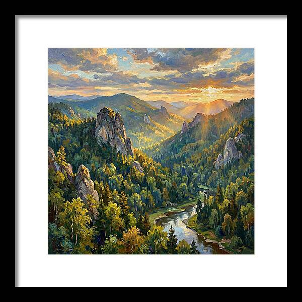 Serenity Among The Peaks