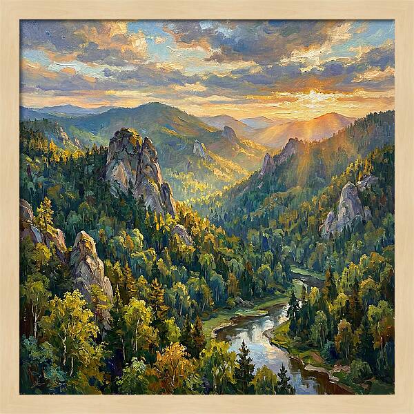Serenity Among The Peaks