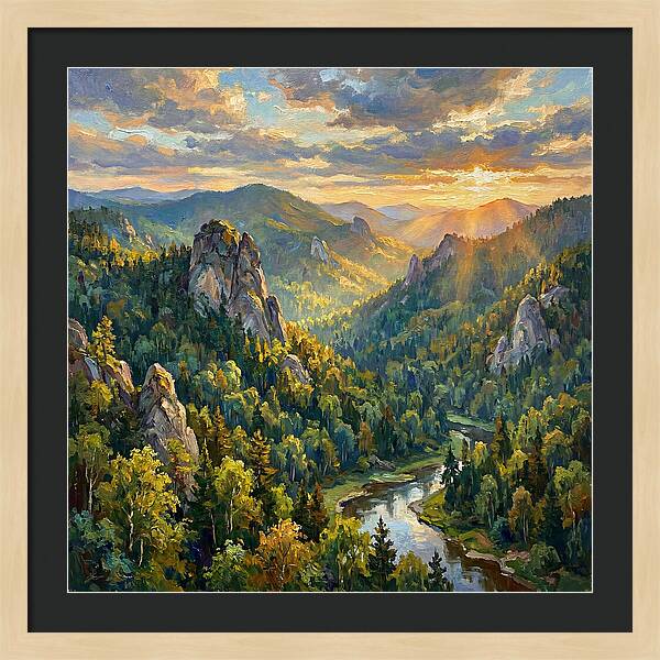 Serenity Among The Peaks
