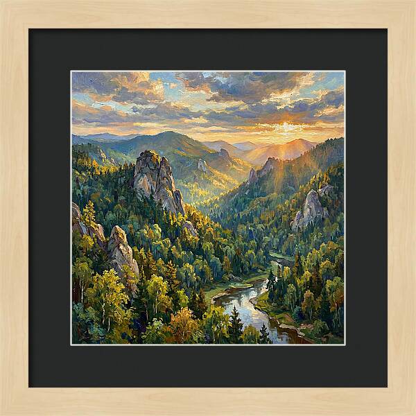 Serenity Among The Peaks