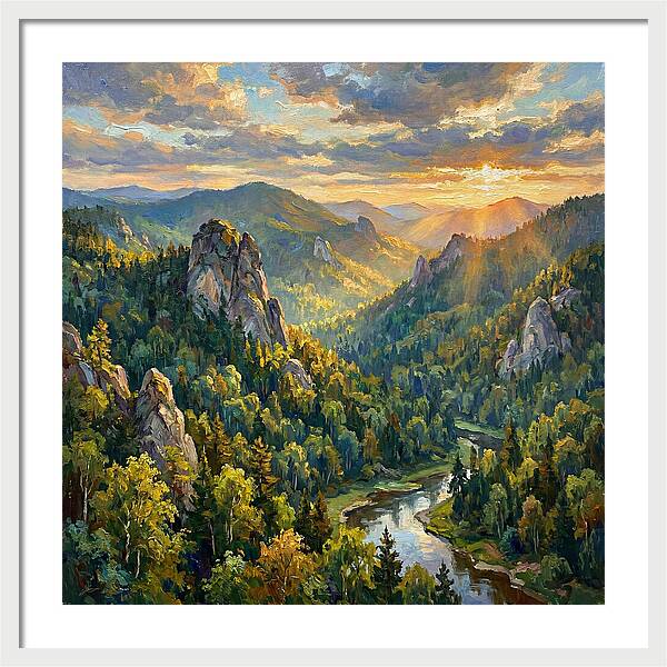 Serenity Among The Peaks