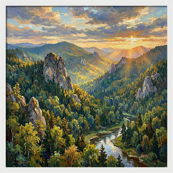 Serenity Among The Peaks
