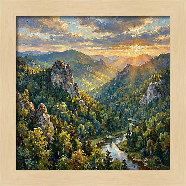 Serenity Among The Peaks