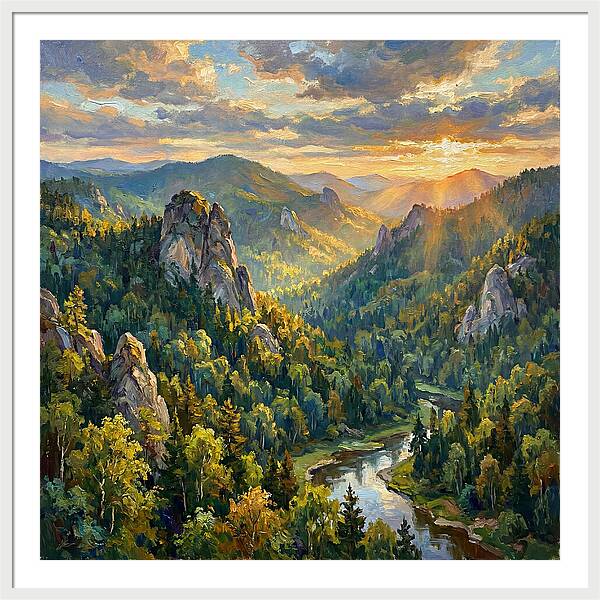 Serenity Among The Peaks