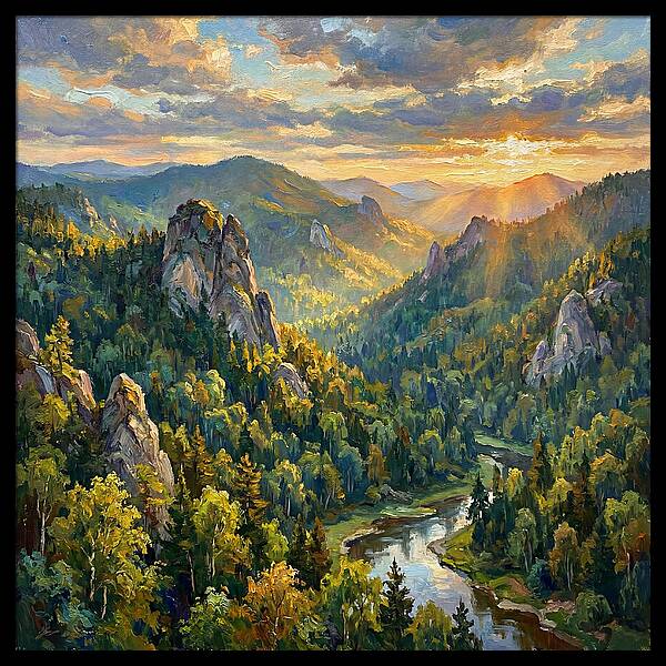 Serenity Among The Peaks