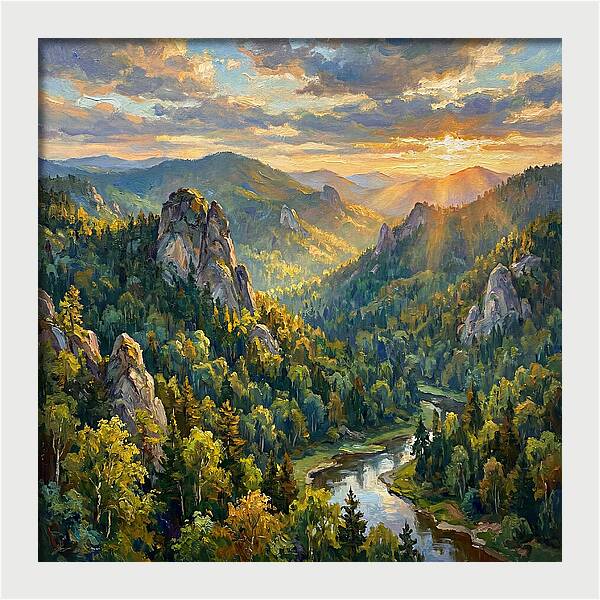 Serenity Among The Peaks