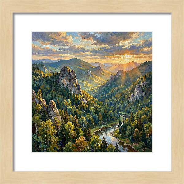 Serenity Among The Peaks