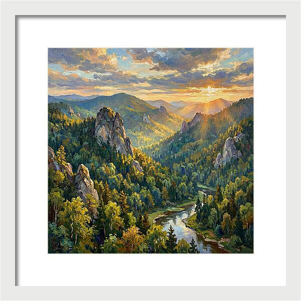 Serenity Among The Peaks