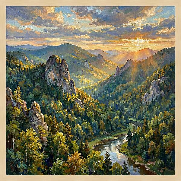 Serenity Among The Peaks
