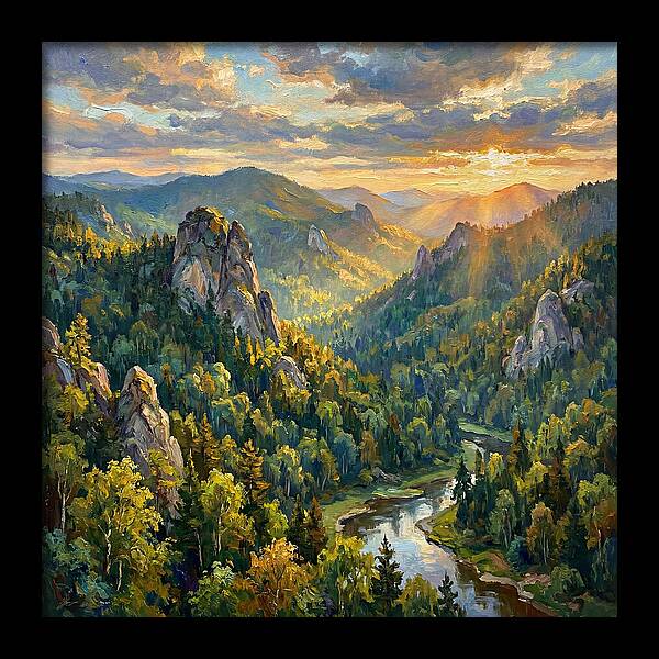Serenity Among The Peaks