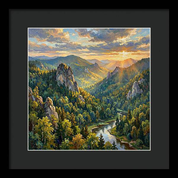 Serenity Among The Peaks