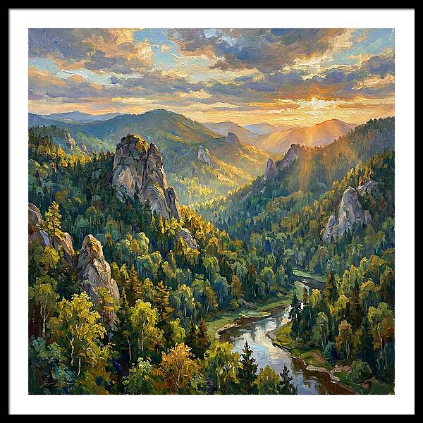 Serenity Among The Peaks