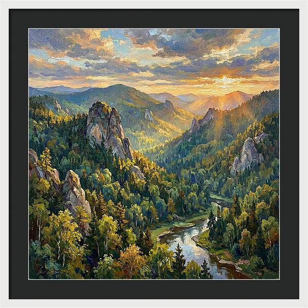 Serenity Among The Peaks